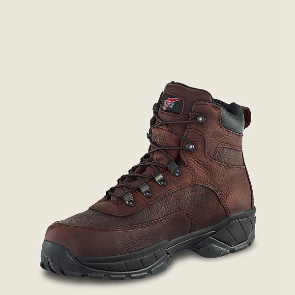 Bottes de Randonnée Red Wing - Truhiker - 6-Inch Waterproof Soft Toe - Marron Foncé - Homme 570OIVDU